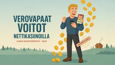 Verovapaat voitot nettikasinoilla ilman rekisteröintiä 2026