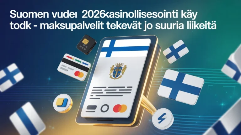 Suomen vuoden 2026 kasinolisensointi käy todeksi